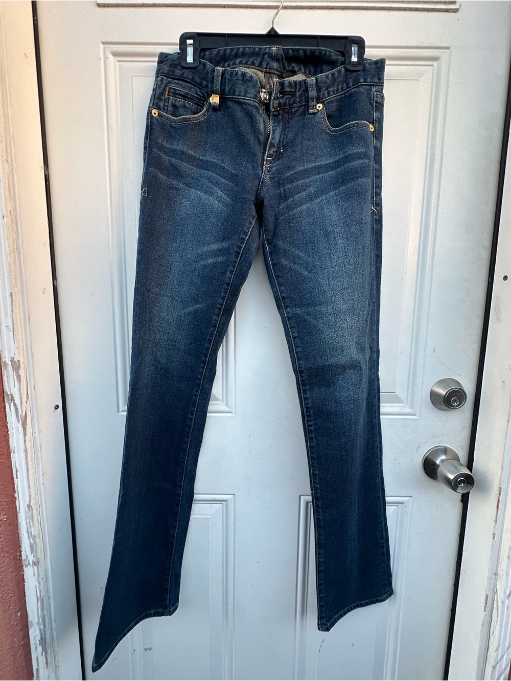 Armani Exchange Women's Dark Blue Boot Cut Jeans